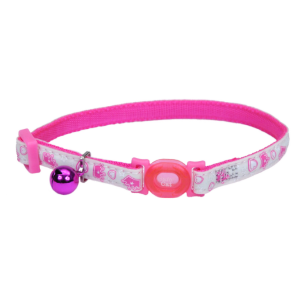 Glow in the Dark Breakaway Collar  Pink Quenn