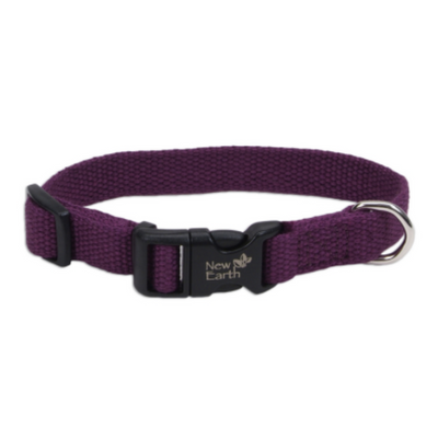 New Earth Soy Adjustable Collar Eggplant