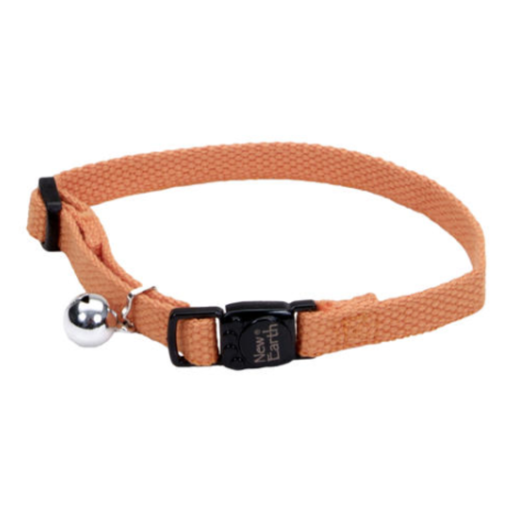 New Earth Soy Adj. Breakaway Collar Pumpkin