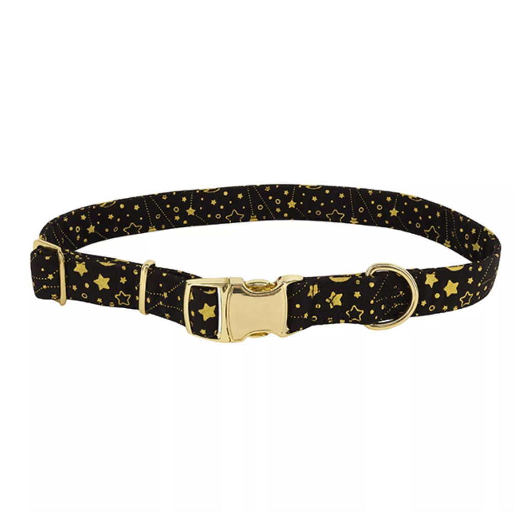 Metallic Collar Bright Black Galaxy