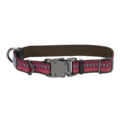K9 Explorer Reflective Adjustable Collar Berry