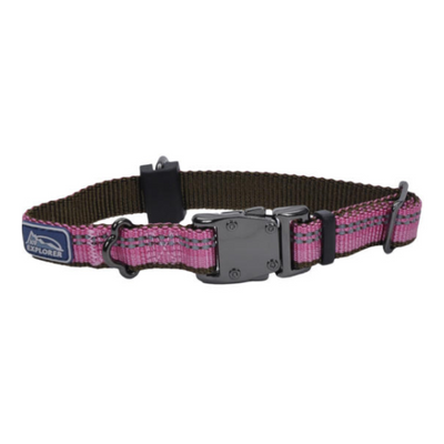 K9 Explorer Reflective Adjustable Collar Rosebud