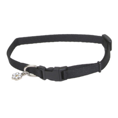 Li'l Pals Adjustable Nylon Collar Black