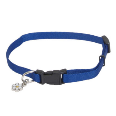 Li'l Pals Adjustable Nylon Collar Blue