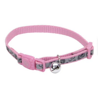 LazerBrite Reflective Brakeaway Pink Heart