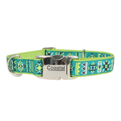 Adjustable Collar with Buckle Lime
