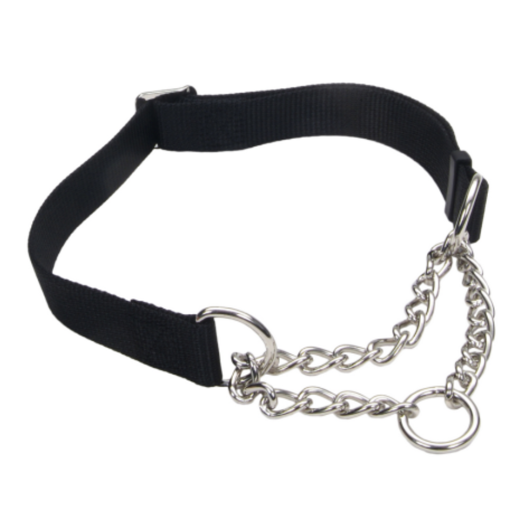 Adj Check Training Dog Collar Black