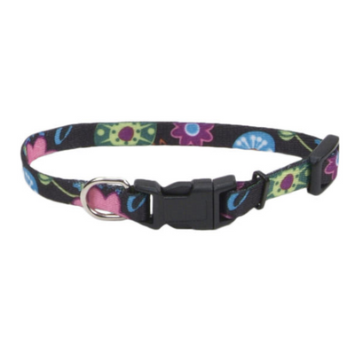 Li'l Pals Adjustable Nylon Collar Wild Flower