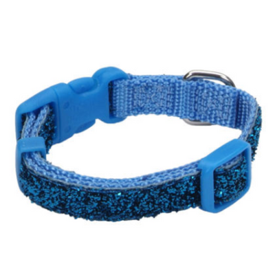 Li'l Pals Adjustable Collar Blue Sparkles