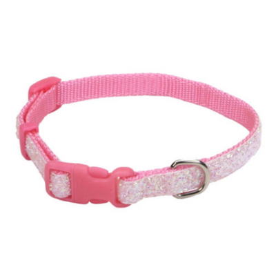 Li'l Pals Adjustable Collar Pink Sparkles
