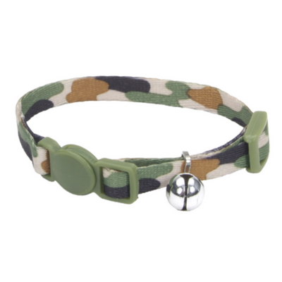 Li'l Pals Kitten Adj. Breakaway Collar Camo Brown