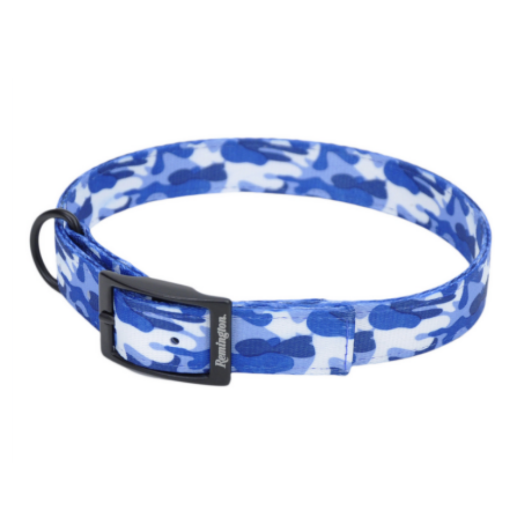 Remington Nylon Collar Camo Blue