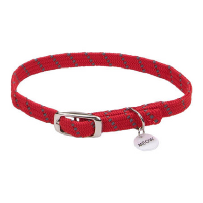 Reflective Safety Stretch Collar Red