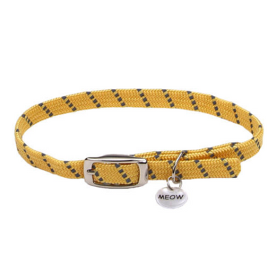 Reflective Safety Stretch Collar Yellow