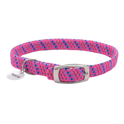 Reflective Safety Collar w/Charm Pink