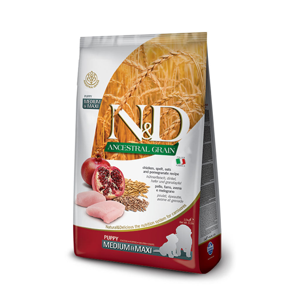 Ancestral Grain Chicken & Pomegranate Puppy Medium/Maxi