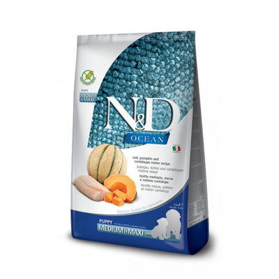 N & D Grain-Free Ocean with Cod, Pumpkin, Cantaloupe for Medium/Maxi PUPPY 12 KG