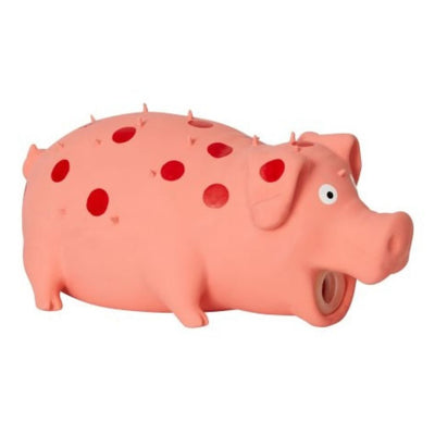 Latex Spotted Pig Squeaker Pink