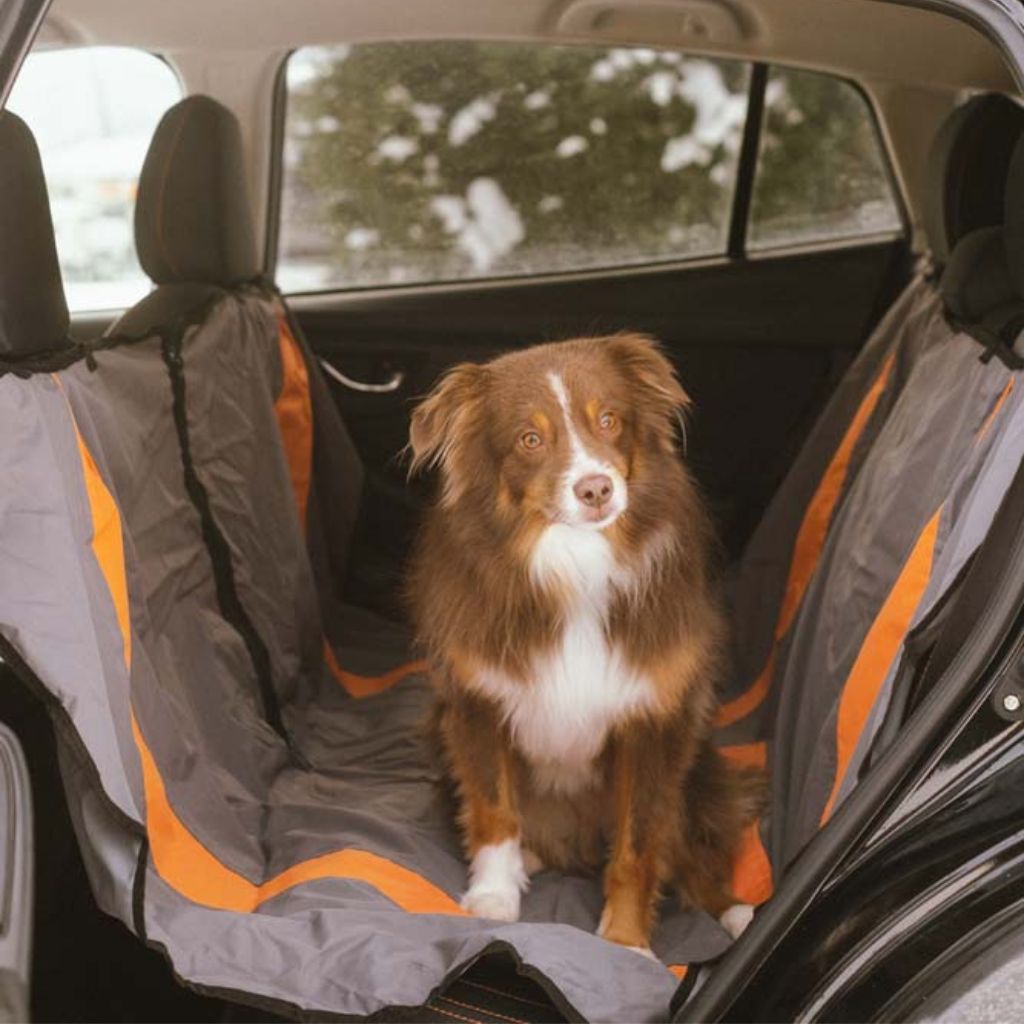 Carseat Covers Grey & Orange