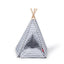 Camping Style Tent Herringbone Gray & White