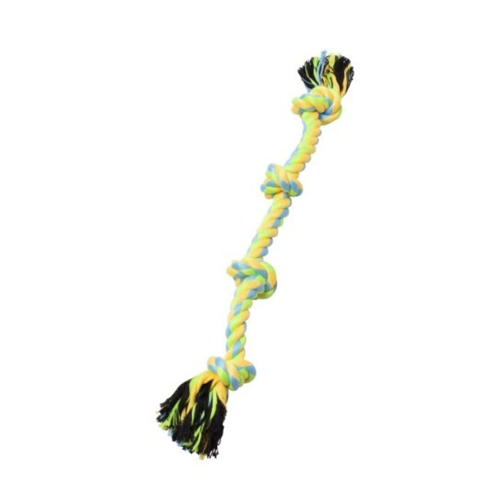 Rope with Knots Green and Yellow