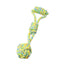 Rope Monkey Fist with Loop Green and Yellow