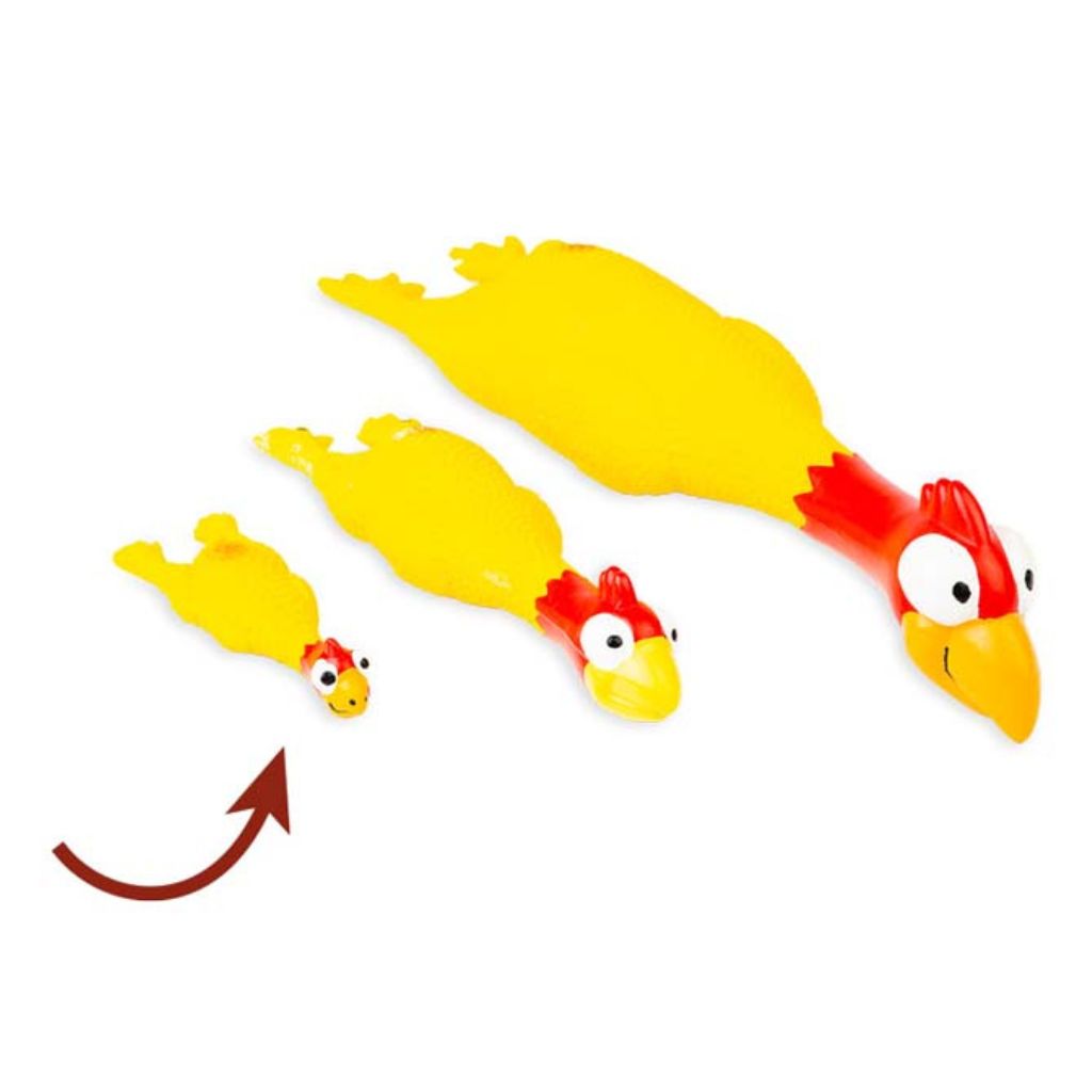 Chicken Latex Toy with Squeaker