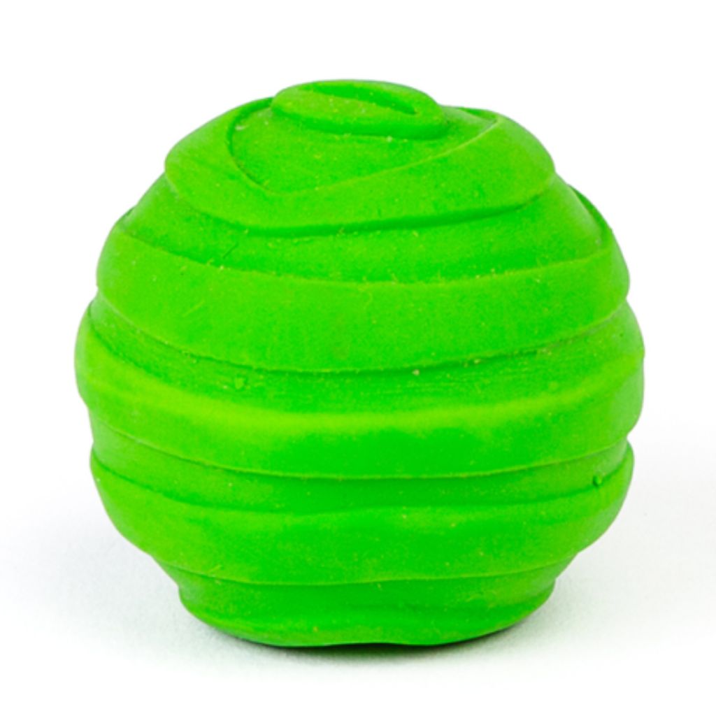 Mini Latex Squeaker Ball Green