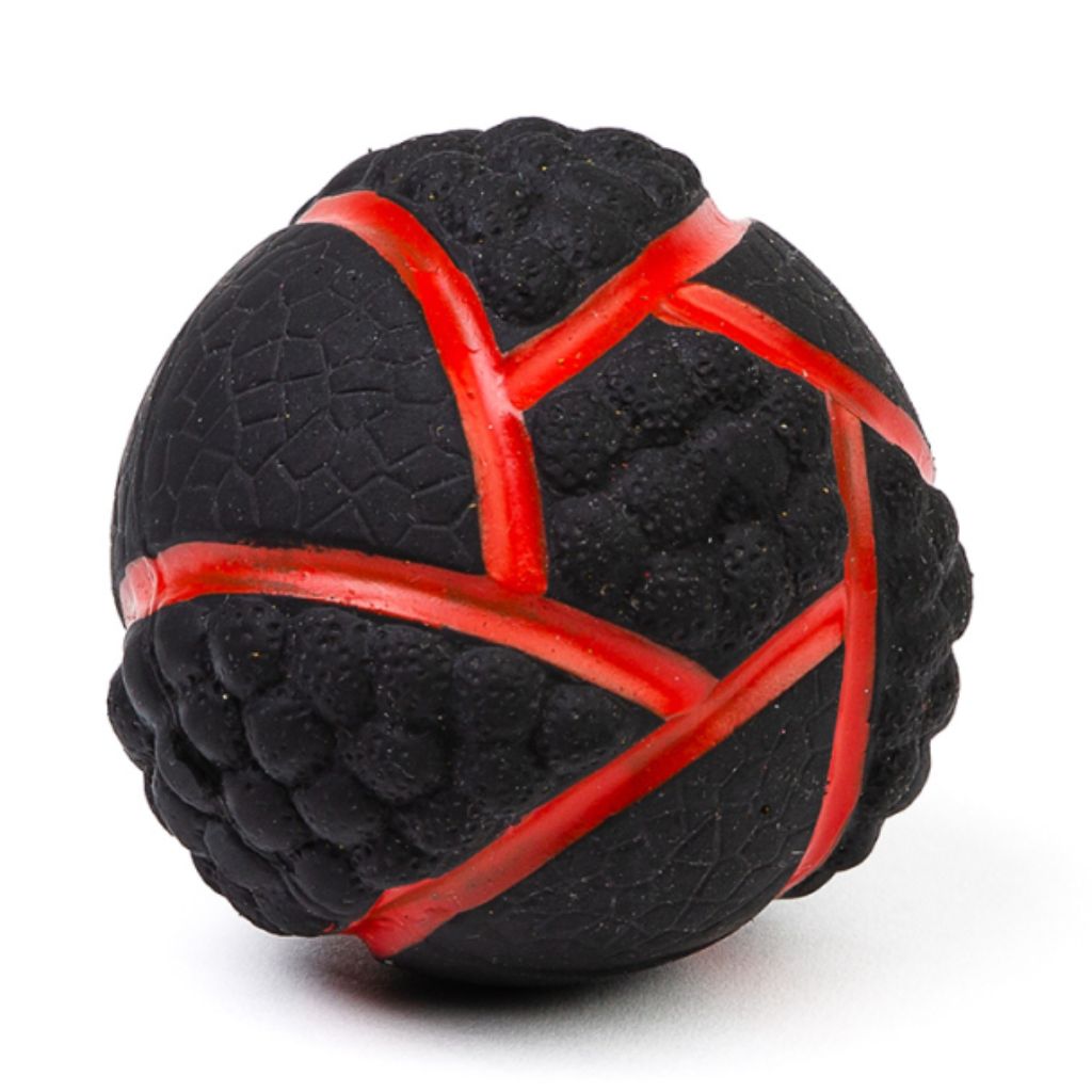 Futuristic Soccer Ball Squeaker Red