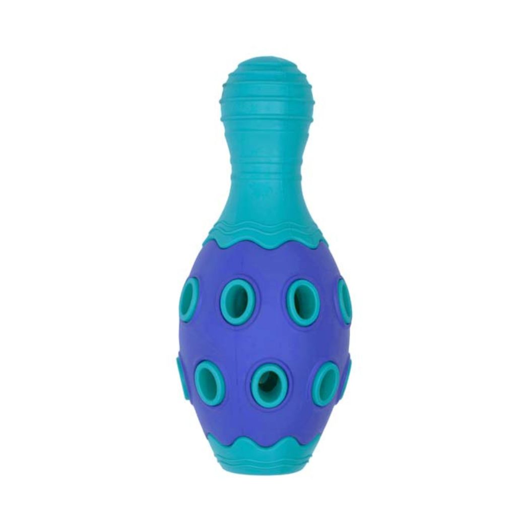 Rubber Bowling Pin Blue