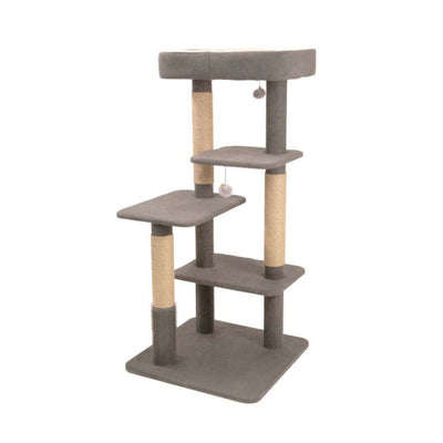 Soho Cat Tree 4 Levels Grey