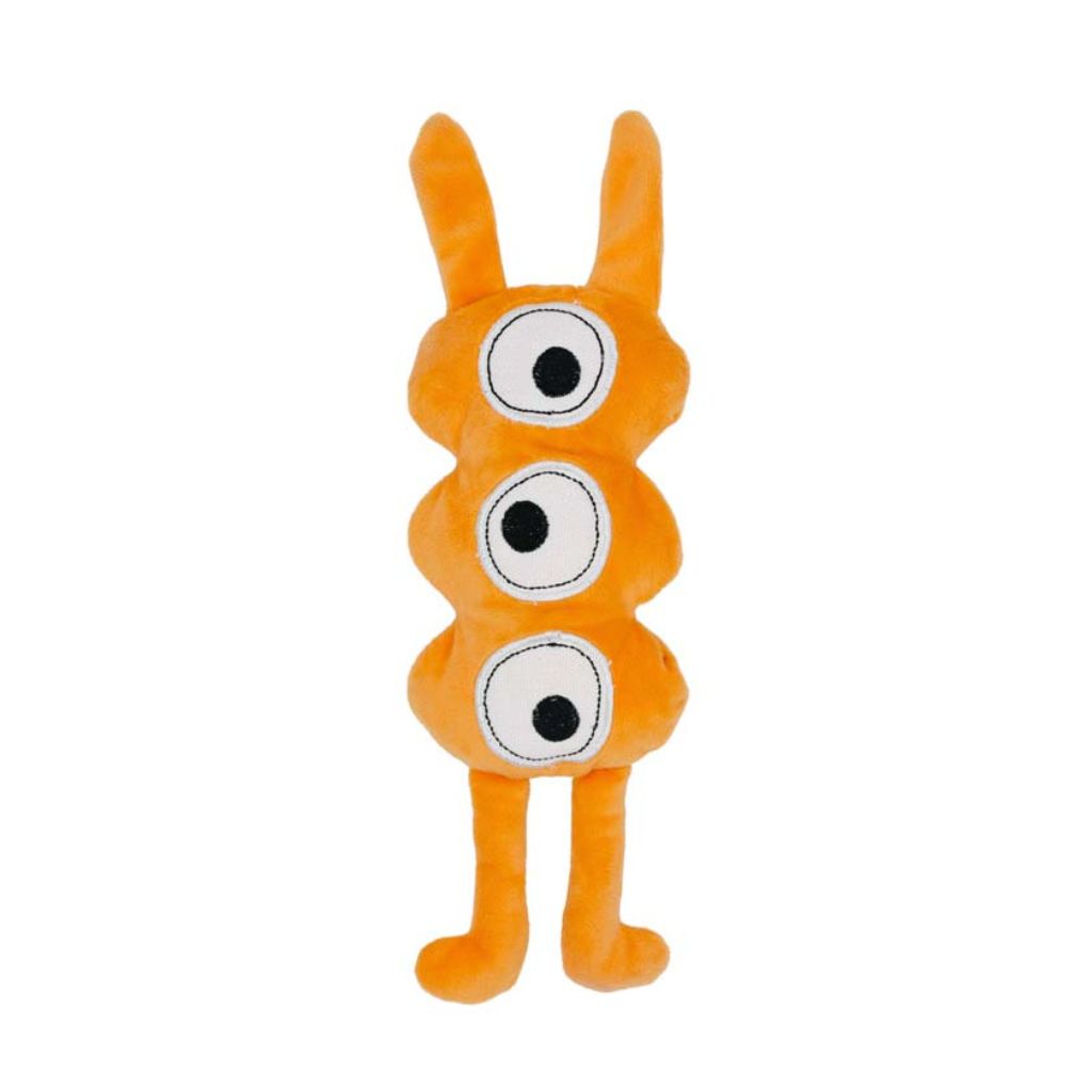 Plush Monster Atomic Orange