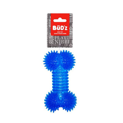 Rubber Spiked Bone Blue