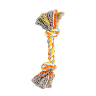 Rope with Knots Orange and Yellow