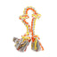 Rope with Knots Orange and Yellow