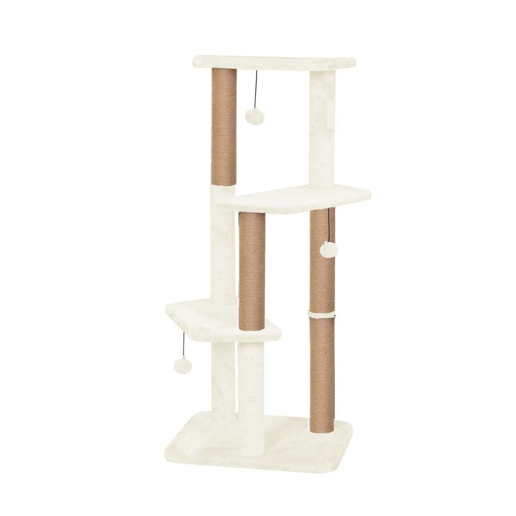 3 Levels Cat Tree With Sisal Cream