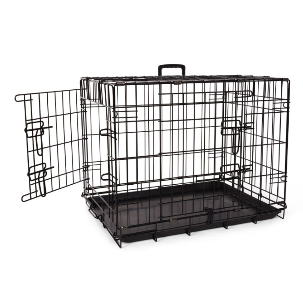 Deluxe Double Door Wire Pet Crate