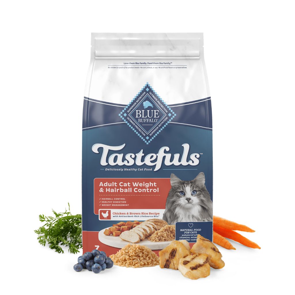 Tastefuls Adult Weight & Hairball Control Chicken & Brown Rice