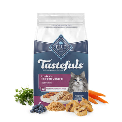 Tastefuls Adult 7+ Hairball Control Chicken & Brown Rice