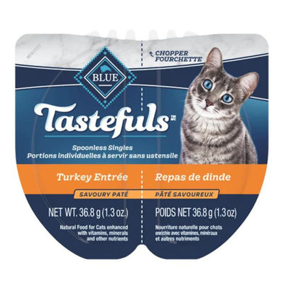 Tastefuls Spoonless Singles Adult Turkey Pate