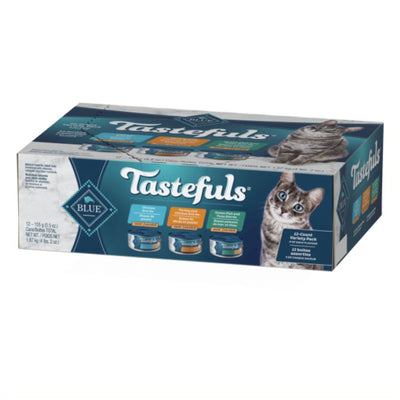 Tastefuls Adult Variety Pack Chicken/Turkey/ Ocean Fish Tuna Pate