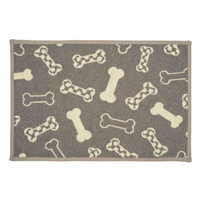 Fashion Feeding Mat - Polka Dot Bones