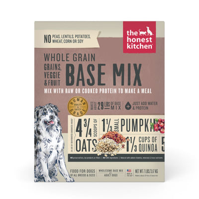 Dehydrated Whole Grain Veggie & Fruit Base Mix for Dogs 7 lbs.