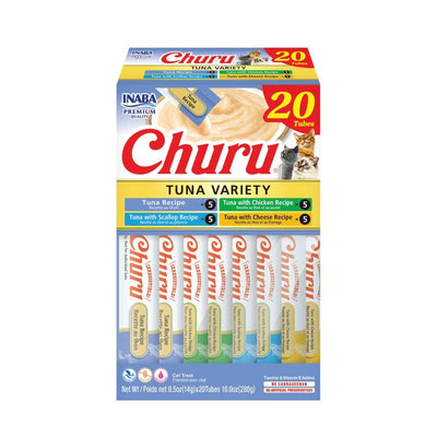 Churu Puree Tuna Variety Bag / 20 tubes x .5oz