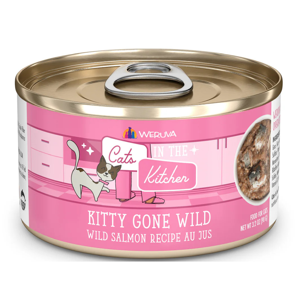 Kitty Gone Wild - Wild Salmon Recipe Au Jus