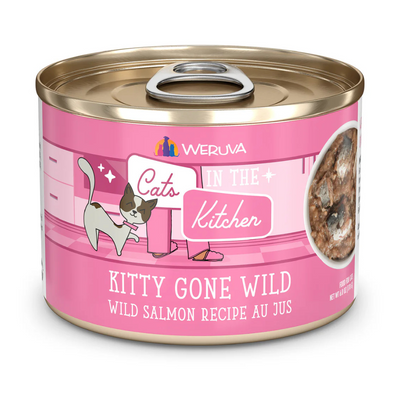 Kitty Gone Wild - Wild Salmon Recipe Au Jus