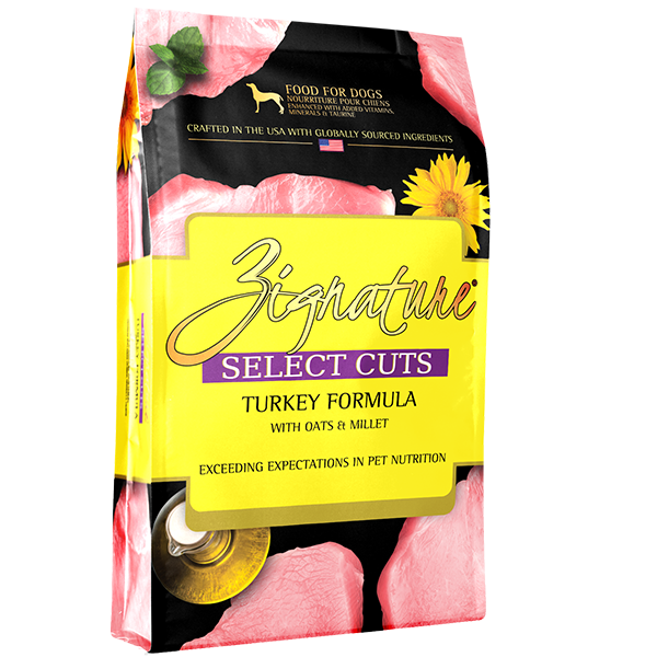 Zignature Select Cuts Turkey Formula with Grains for Dogs 25 lbs.