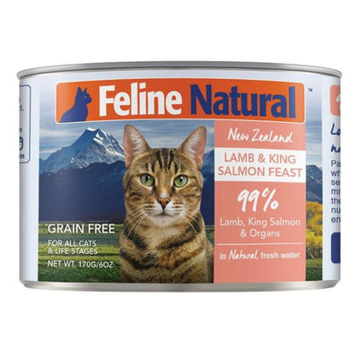 Feline Natural- Lamb & Salmon 12x6oz Cans