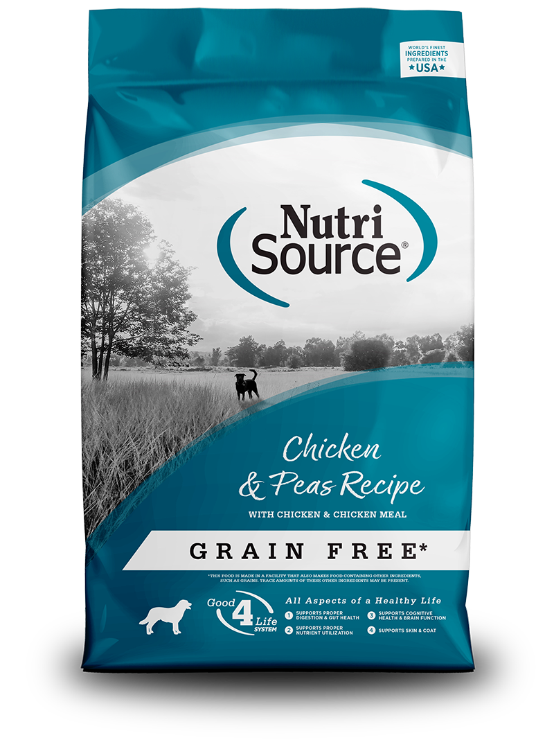 NutriSource Dog Grain Free Chicken & Peas