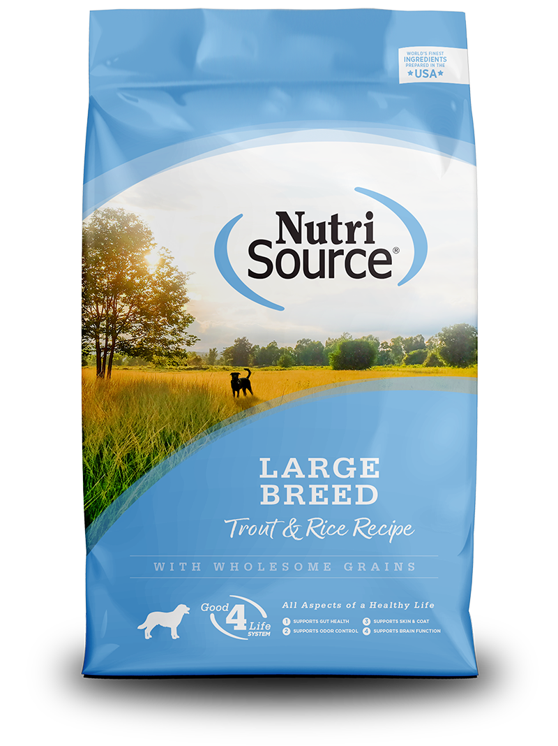 NutriSource Dog Large Breed Trout & Rice